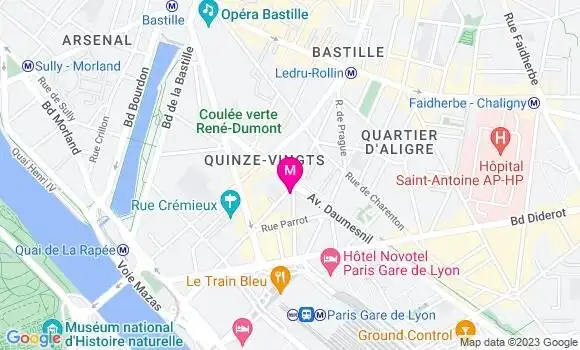 Localisation Bistrot Les Garnements