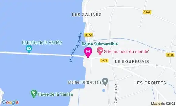 Localisation Restaurant  La Passerelle