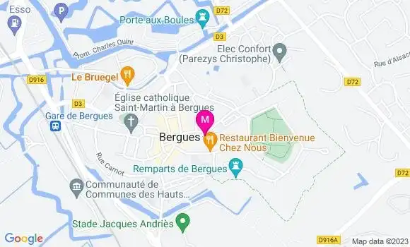 Localisation Restaurant Grill Le Berguenard