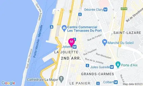 Localisation Restaurant  Spok la Joliette