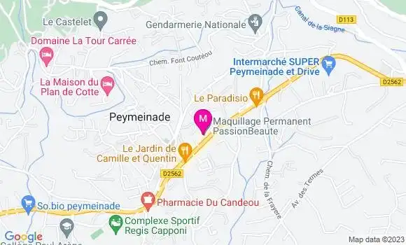 Localisation Restaurant  Pizza Chez Dany