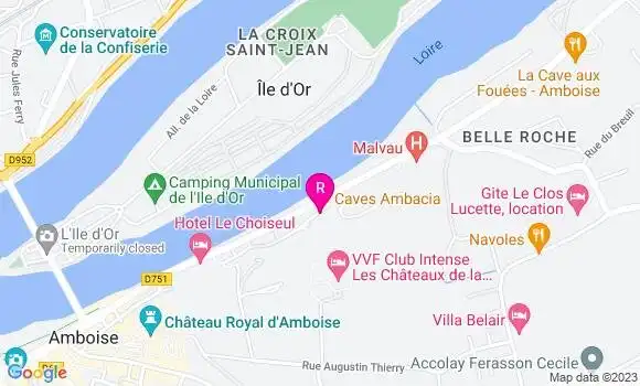 Localisation Restaurant  Caves Ambacia