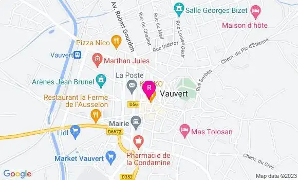 Localisation Restaurant Bar Bar les Halles