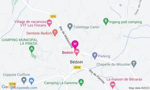 Localisation Restaurant  Le Lutin du Ventoux