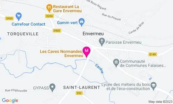 Localisation Restaurant  Les Caves Normandes