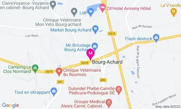 Localisation Le Bistrot Gourmand