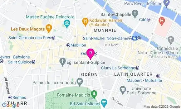 Localisation Crêperie Breizh Café Odéon