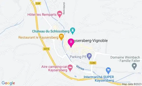 Localisation Restaurant  La Table du Patissier