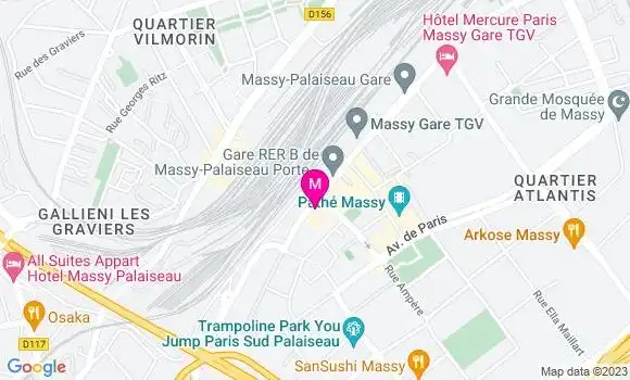 Localisation Brasserie du Metro