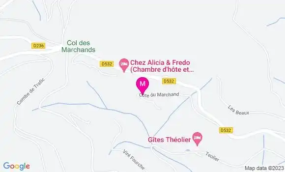 Localisation Restaurant  L