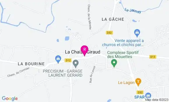 Localisation Restaurant  La Chaize Gourmande