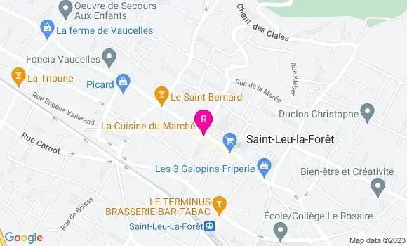 Localisation Restaurant  La Cuisine du Marché
