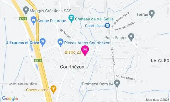 Localisation Bistrot Bistro 23