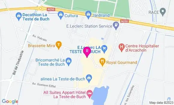 Localisation Brasserie de la Mer