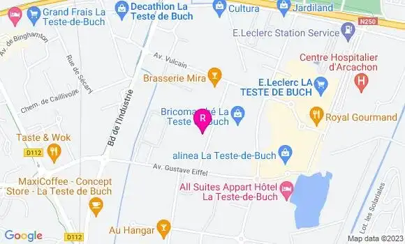 Localisation Restaurant Bar La Kantine des Copines
