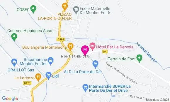 Localisation Restaurant Hôtel Le Toro Bleu