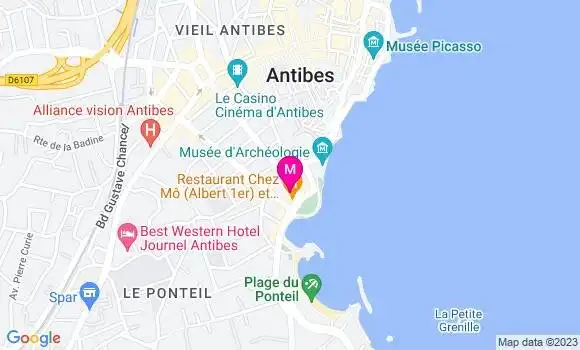 Localisation Restaurant  Le 44