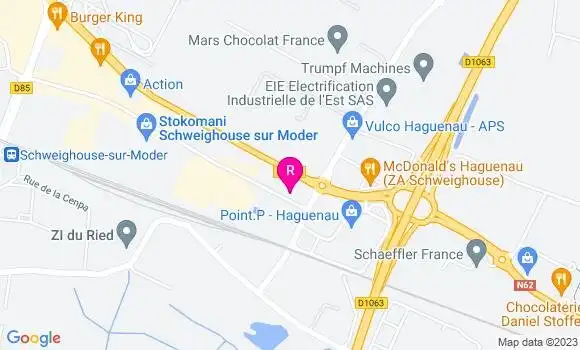 Localisation Sandwicherie Subway