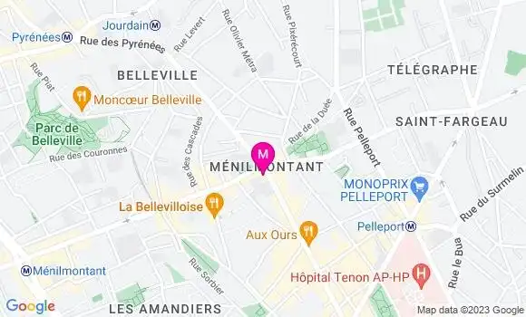 Localisation Restaurant  Le Menil