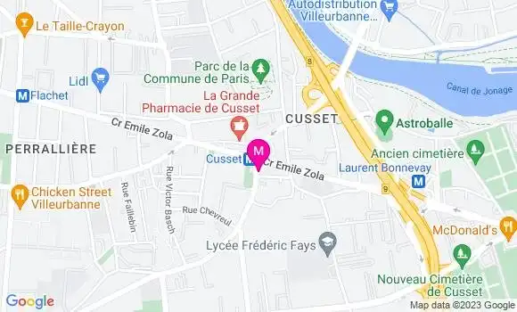 Localisation Restaurant  O