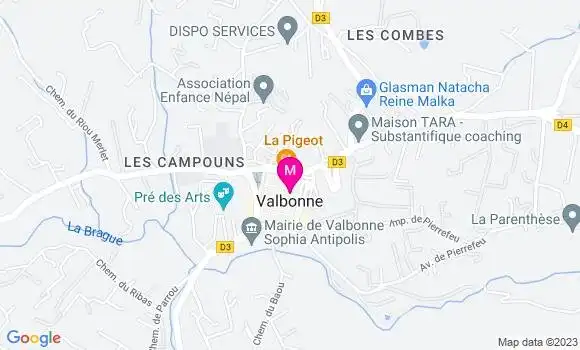 Localisation Restaurant  La Table