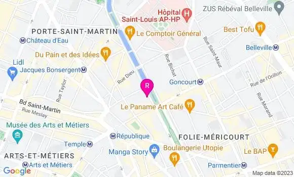 Localisation Restaurant  Miznon