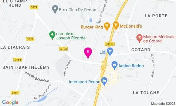 Localisation Restaurant  Wok 35