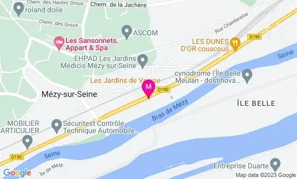 Localisation Restaurant  Les Jardins de Venise