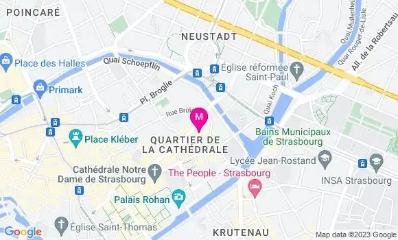 Localisation Restaurant Alsacien Au Cruchon