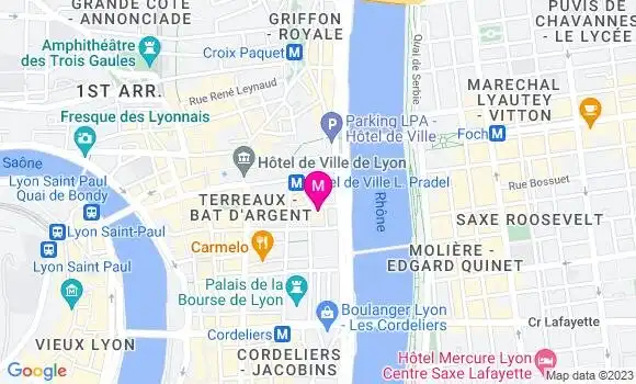 Localisation Restaurant  Cercle Rouge