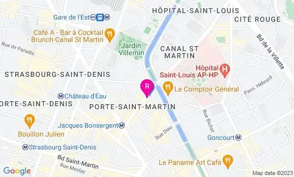 Localisation Restaurant  Bedford