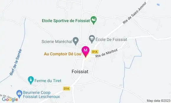 Localisation Restaurant  Au Comptoir Dé Lou