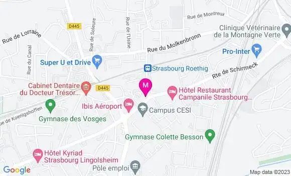 Localisation Restaurant  L