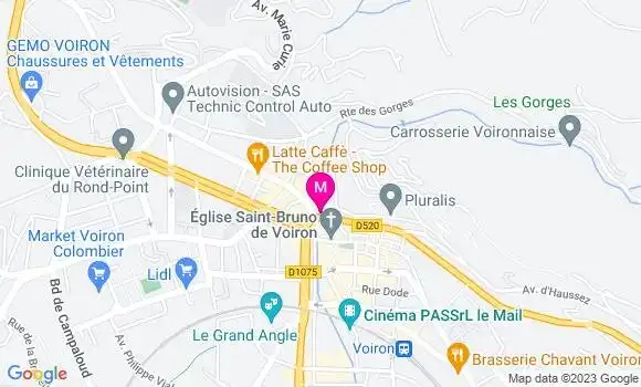Localisation Restaurant  La Table des Bro