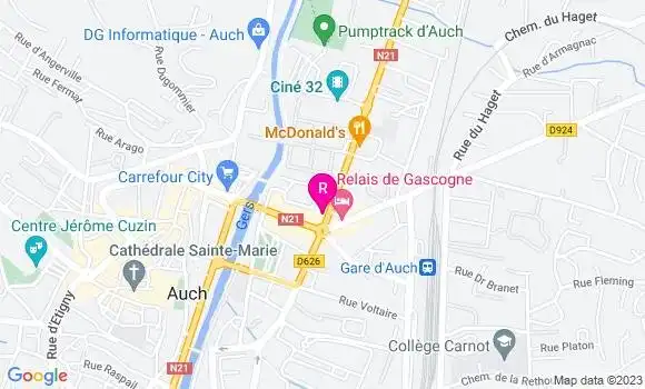 Localisation Fast Food Subway
