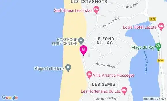 Localisation Restaurant  Lou Cabana