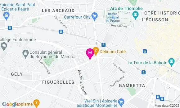 Localisation Pizzeria Le Repalatin