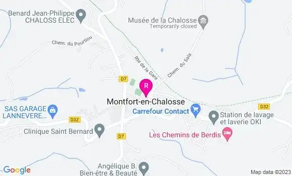 Localisation Restaurant Bar la Terrasse
