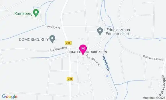 Localisation Restaurant  Caveau du Vieux Château