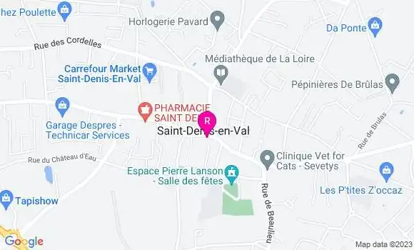 Localisation Restaurant  Le P