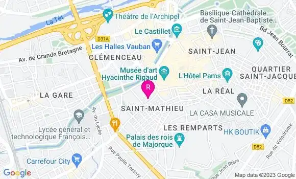 Localisation Restaurant  Sam Pizza