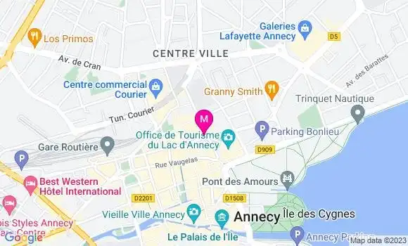 Localisation Restaurant  La Bicyclette Rose