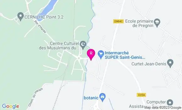 Localisation Restaurant  Les Jardins de Malyar
