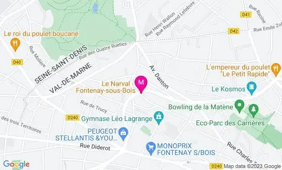 Localisation Restaurant Lounge Le Narval