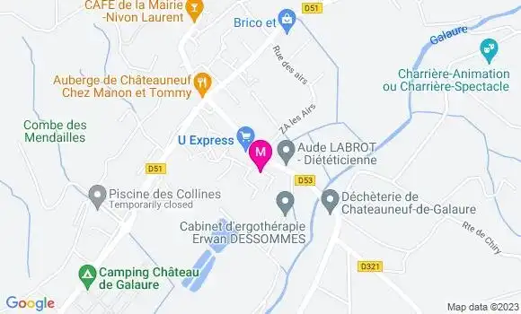 Localisation Restaurant Italien Le Castel Niçois