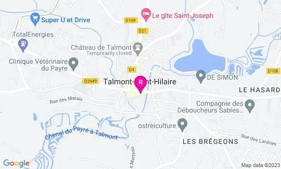 Localisation La Petite Crêperie