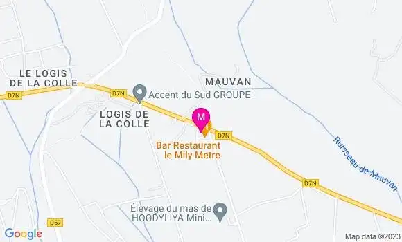 Localisation Restaurant  Le Mylimetre