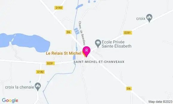 Localisation Restaurant  Le Relais Saint Michel