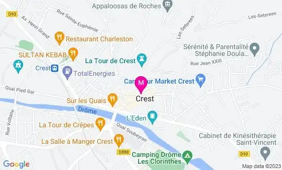 Localisation Restaurant  La Tartine