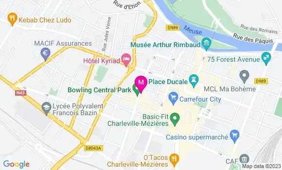 Localisation Restaurant  Au Bureau